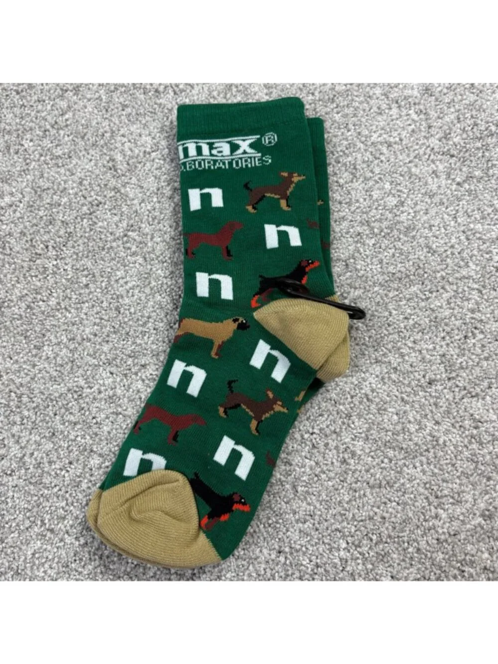 Nutramax Laboratories Socks Womens 7-10 New Dog Pattern Boxer Rottweiler